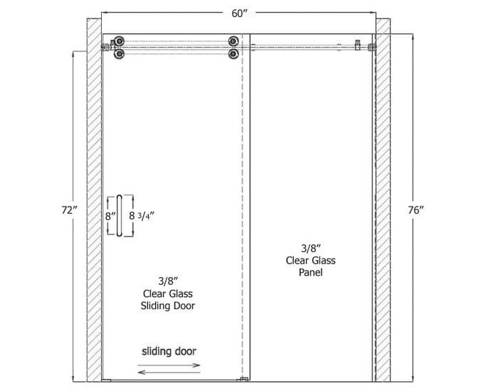 shower door measurements