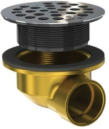 side outlet drain